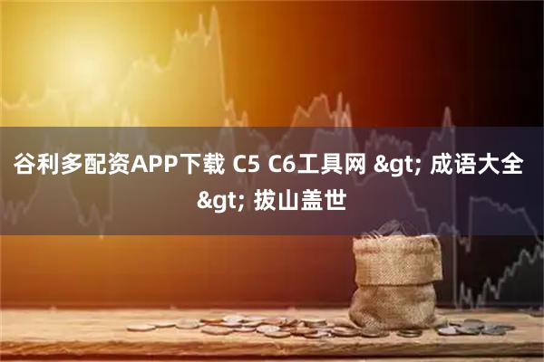 谷利多配资APP下载 C5 C6工具网 > 成语大全 > 拔山盖世