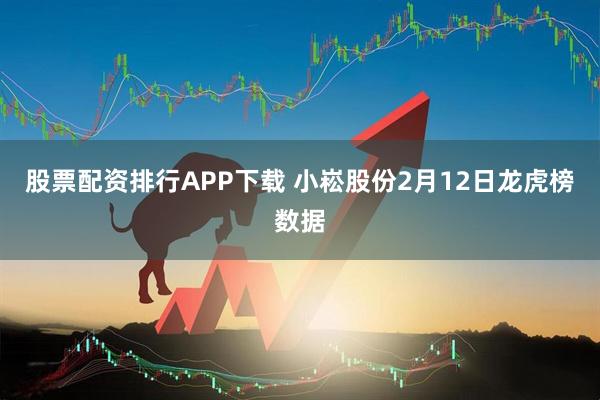 股票配资排行APP下载 小崧股份2月12日龙虎榜数据
